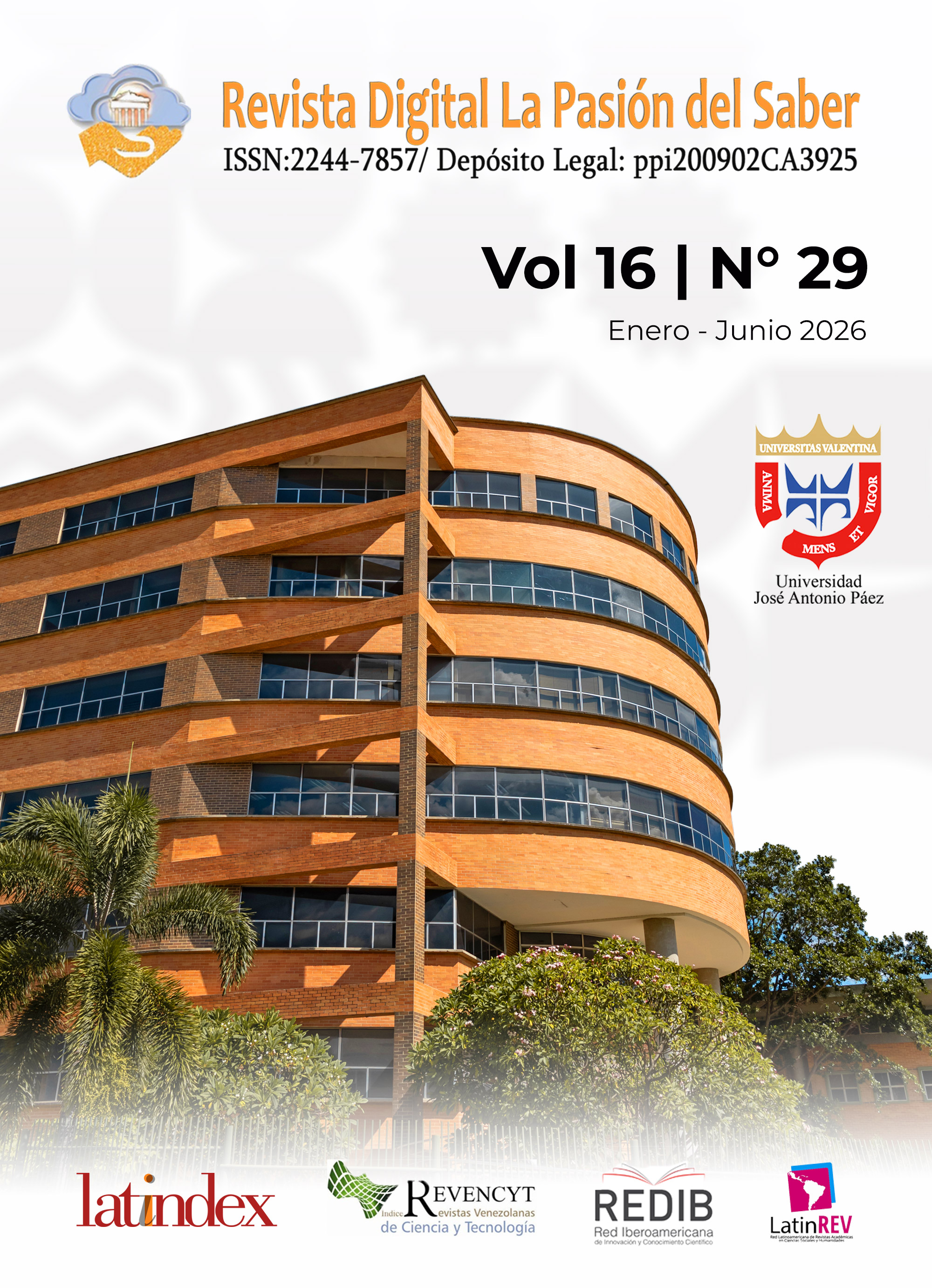 					Ver Vol. 16 Núm. 29 (2026): La Pasión del Saber. Volumen 16. Edición 29. enero - junio 2026
				